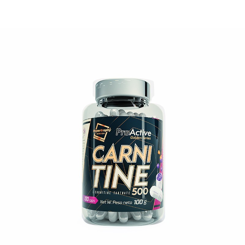 L-Carnitina 500mg | Aminoácido Quemador de grasa | 100 Cápsulas