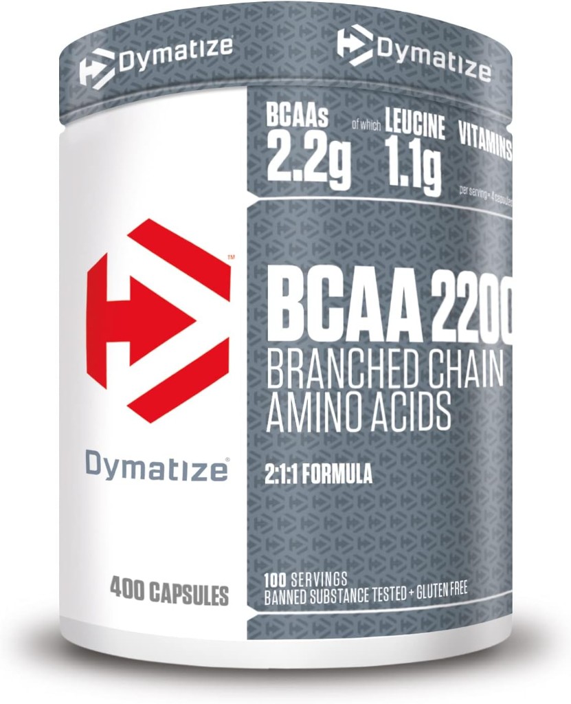 BCAA 2200 | Dymatize (400 cápsulas)