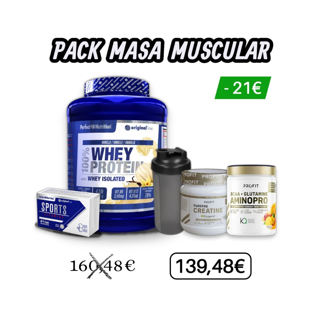 PACK MASA MUSCULAR