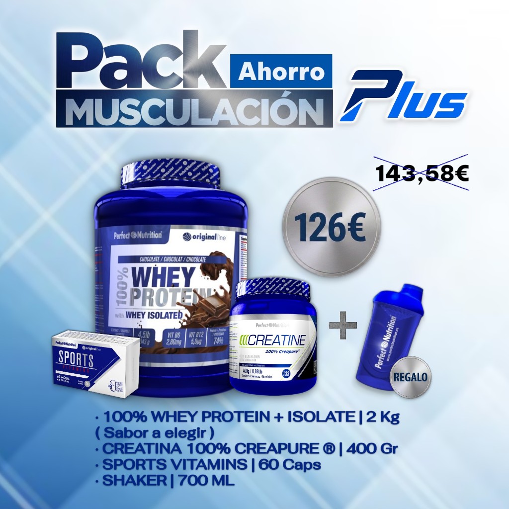 PACK AHORRO MUSCULACIÓN PLUS