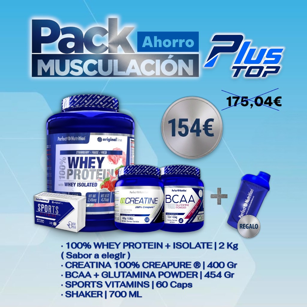 PACK AHORRO MUSCULACIÓN PLUS TOP